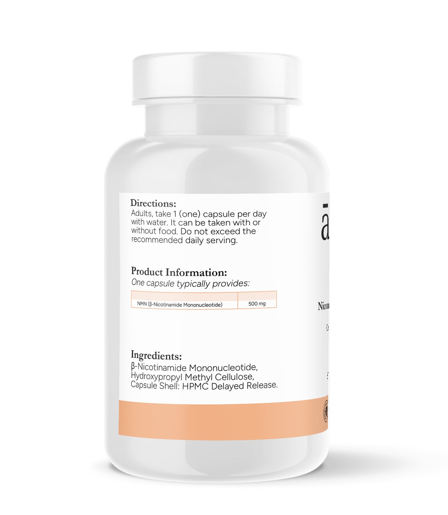 ānjīn NMN 500mg - 60 capsules