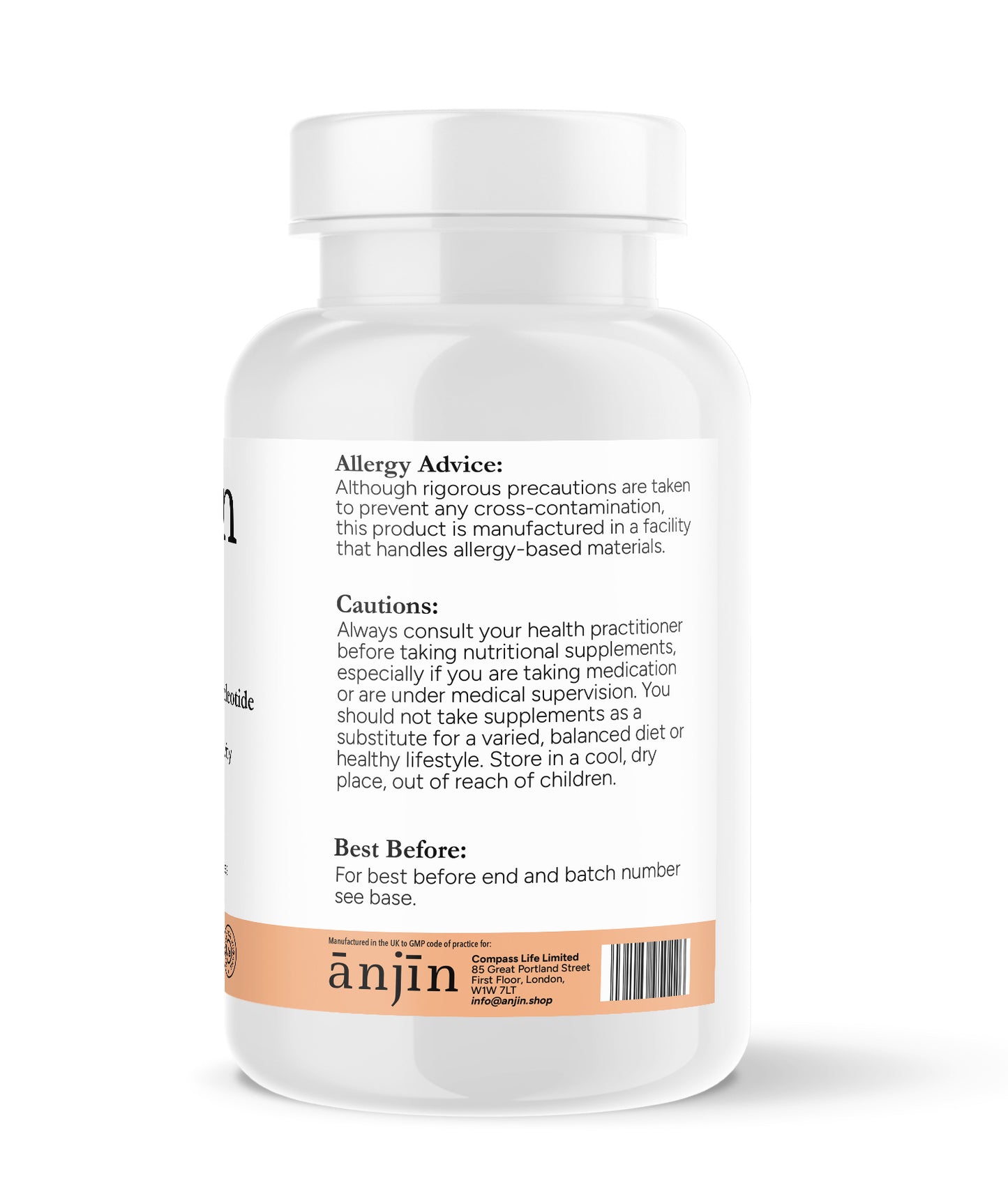 ānjīn NMN 500mg - 60 capsules