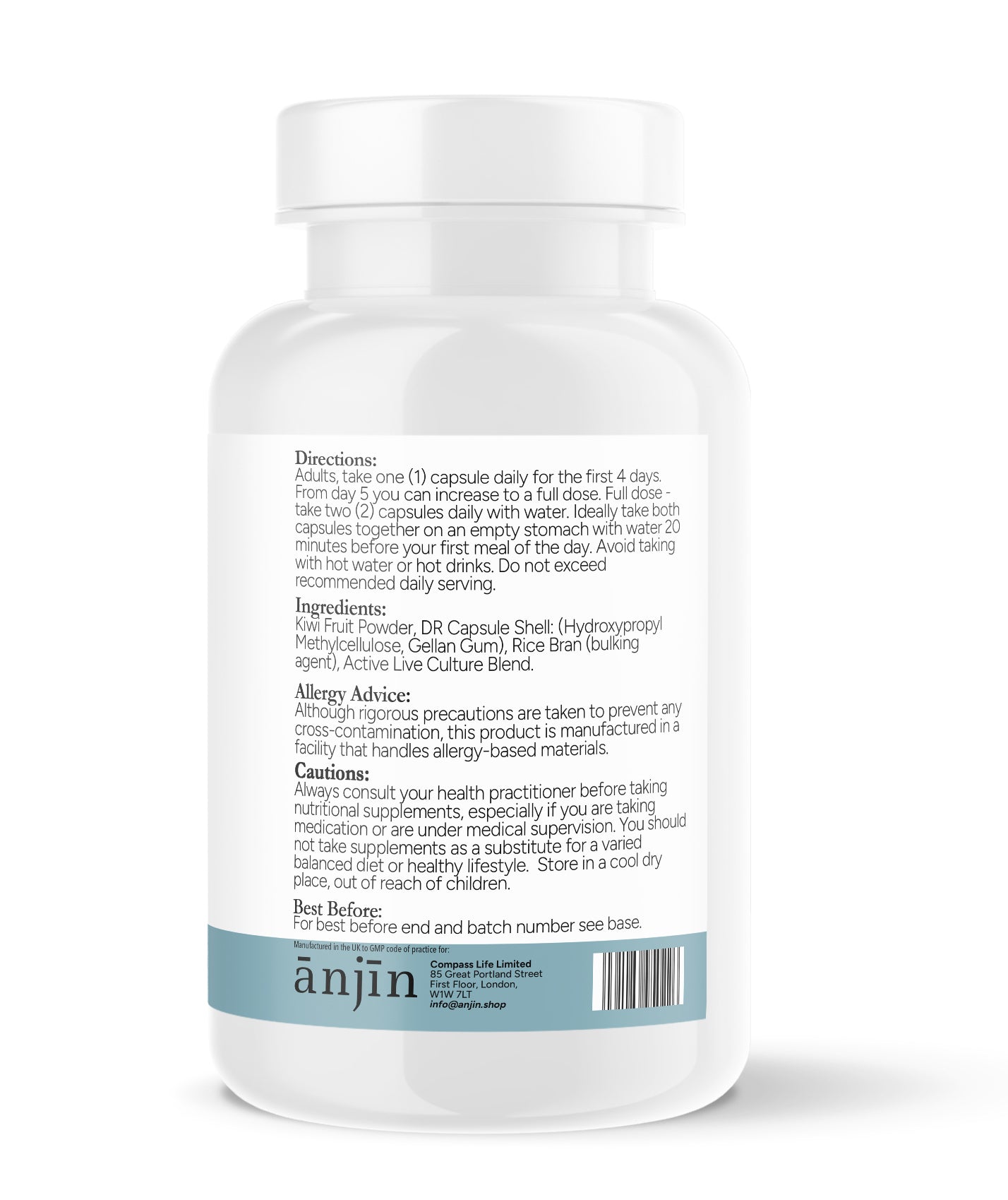 ānjīn Probiotic Complex 22.5 Billion - 60 capsules