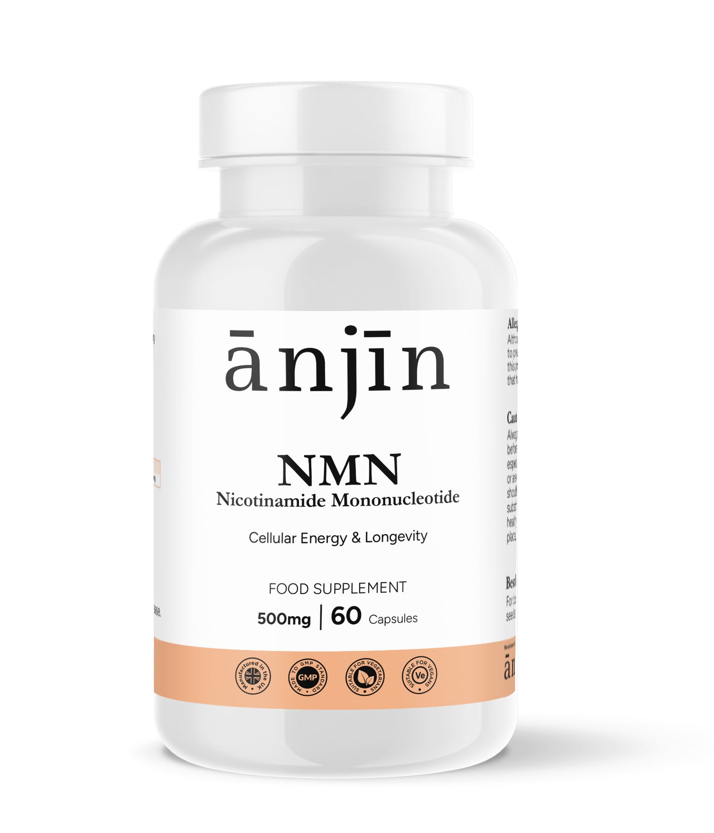 ānjīn NMN 500mg - 60 capsules